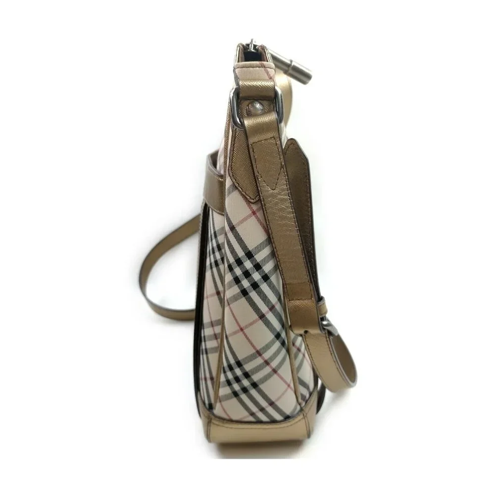 Burberry Shoulder Bag Beiges Canvas
